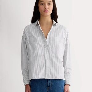 EUC- Everlane - the Boxy Oxford - worn once!